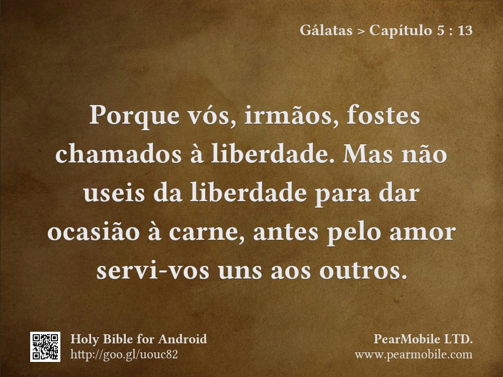 Gálatas, Capítulo 5:13